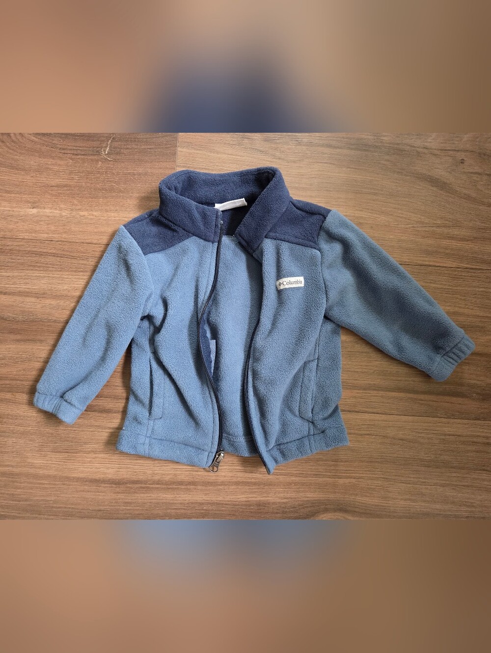 Columbia Baby Two-Tone Blue Fleece Jacket